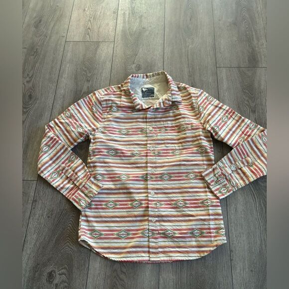 Modern amusement men’s size M long sleeve beautiful print - Picture 1 of 3
